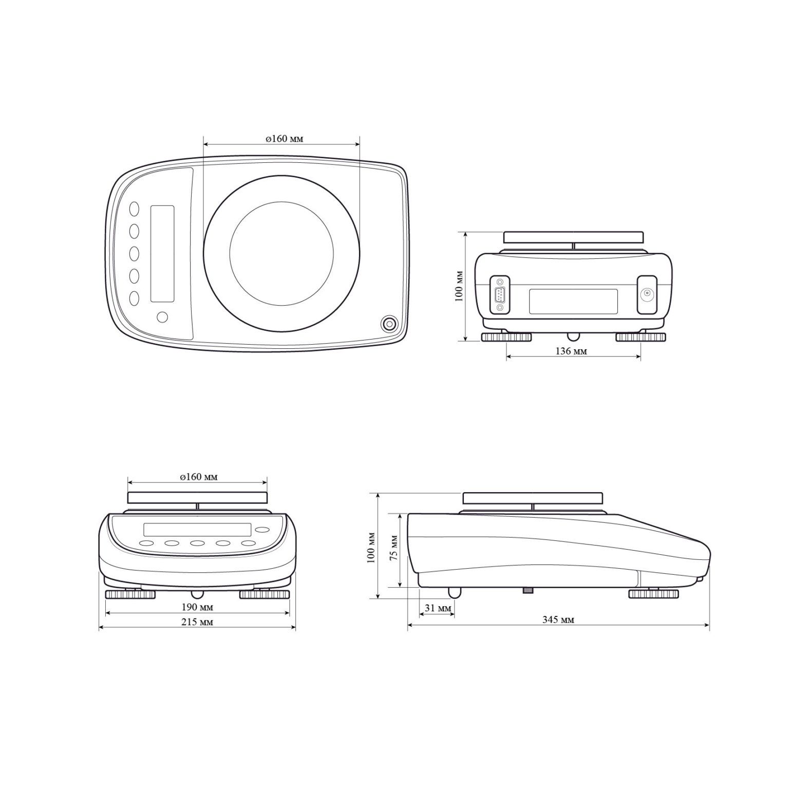 Лабораторные весы DA-2202C