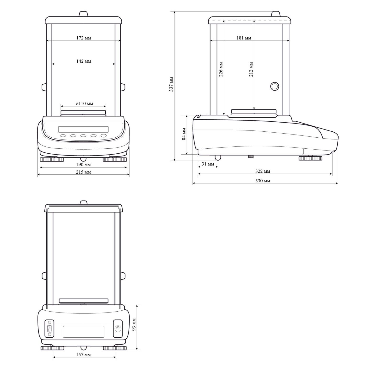 Лабораторные весы LGW423i